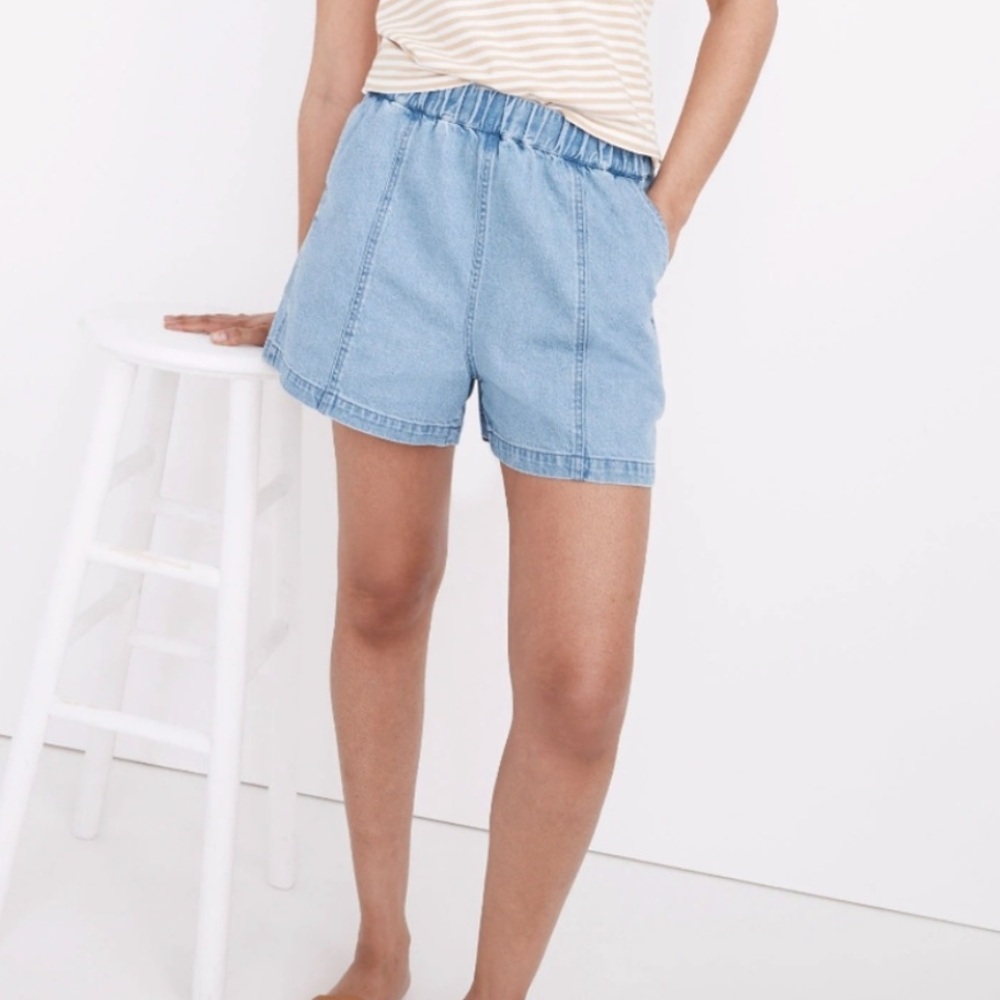 Madewell Denim Easy Pull-On Shorts